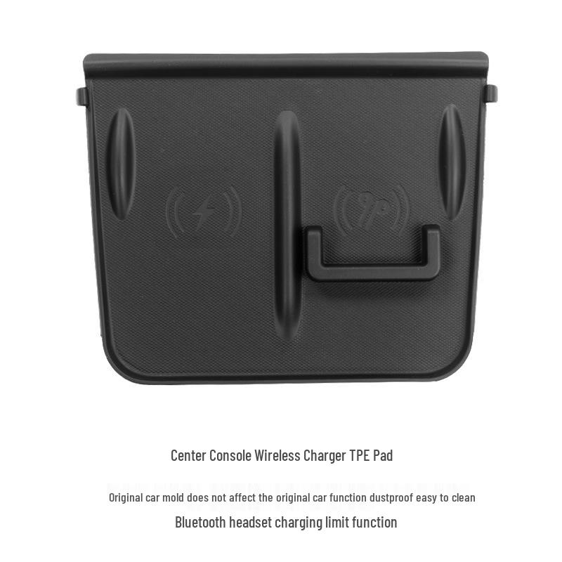 2021-2022 Tesla Model 3/Y Kabellose Ladefläche mit Bluetooth-Kopfhörer-Zusatz