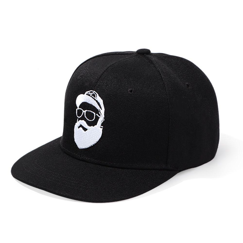 Adjustable Outdoor Sports Sunbonnet Baseball Cap Beard Old Man Embroidery Hip Hop Hats Mesh Caps