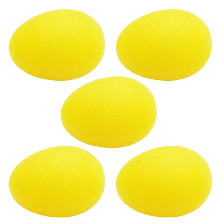 5Pcs Stress Relief Balls Hand Exercisers Stress Reliever Silicone Grip Strength Trainer Wrist Exercise Equipment