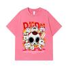 275 GSM Washed T-shirts 100% Cotton Dandadan V12 Turbo Granny Print Unisex Heavy Cotton T Shirt