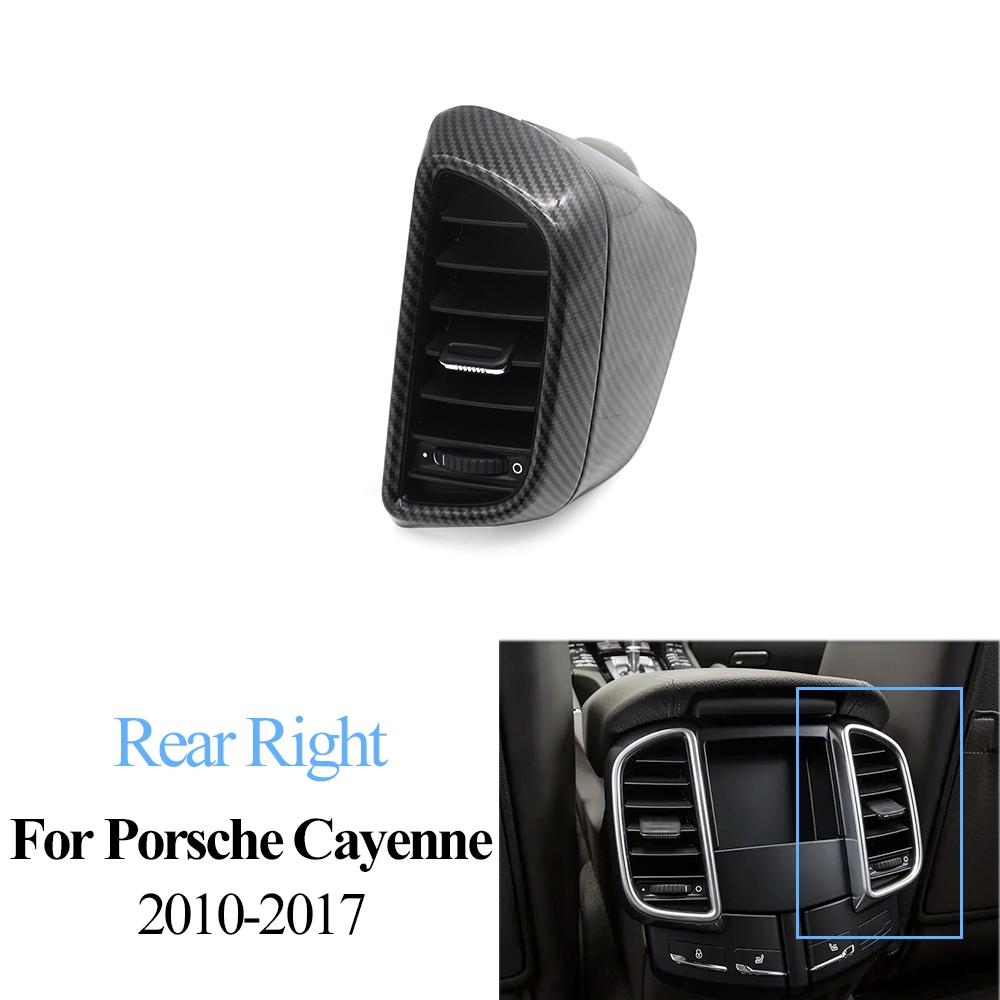 

Углеродная передняя левая правая центральная задняя решетка кондиционера переменного тока, полная сборка для Porsche Cayenne 7P5 Rear Right 1PC