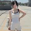 Spring and Summer New Arrival Bubble Wrap Sports Vest Female Contrast Color Outwear Yoga Bra Tops Quick-Drying Breathable Fitness Loungewear
