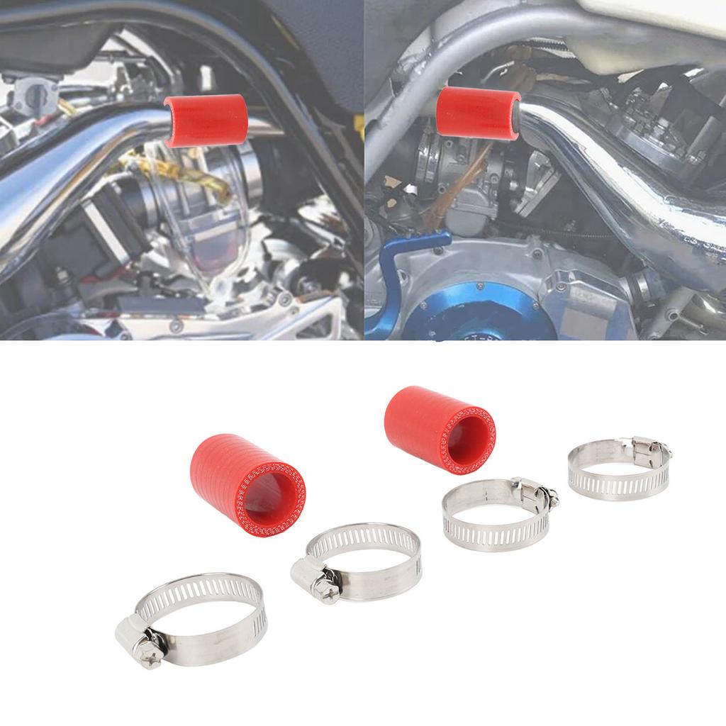2Pcs 1in High Temp Pipe Clamps Connector Sturdy Exhaust Pipe Clamps Connector for Banshee 1987 to 2006
