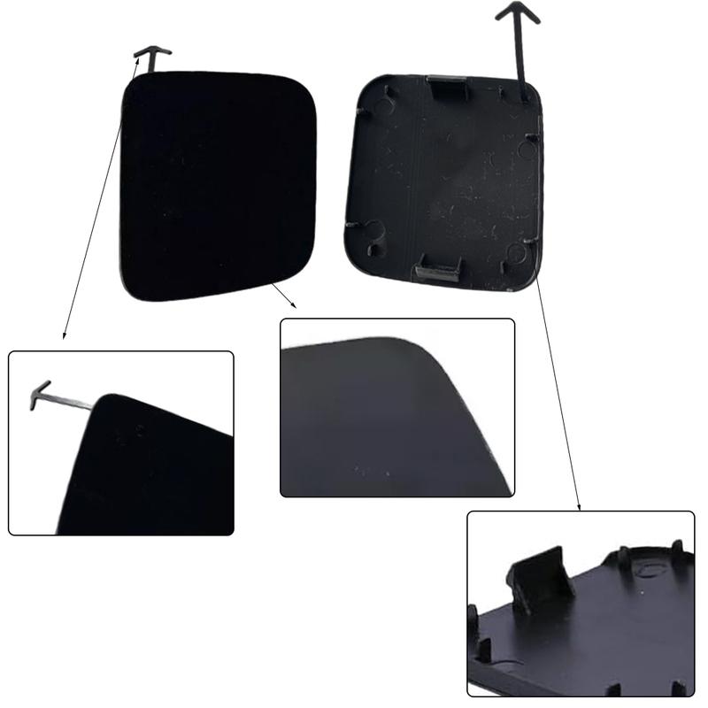 For Toyota Scion TC 2011 2012 2013 Front Bumper Tow Hook Cover Cap Car Accessories Unpainted Black 52127-21902 52128-21901