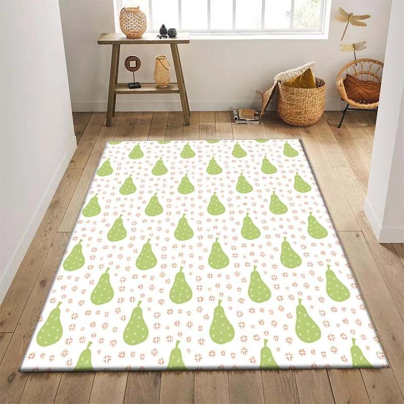 Fruit Lemon Print Floor Mats Door Decoration Home Living Room Floor Mats