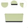 2 Pieces Flower Pot Set with Self Watering Feature and Drainage for Indoor Outdoor