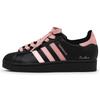 adidas Originals SUPERSTAR Resistentes a la abrasión Zapatillas de Skate de caña baja Unisex Negro Rosa JH9977(Equipo1279-)