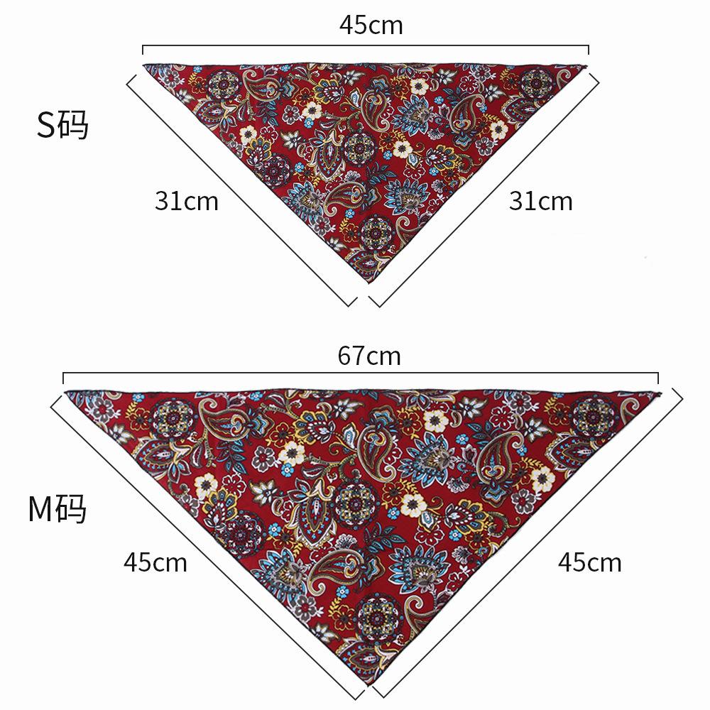 New Pet Hat Set Retro Triangle Towel Pet Accessories Cat Dog Western Cowboy Hat Dog Supplies