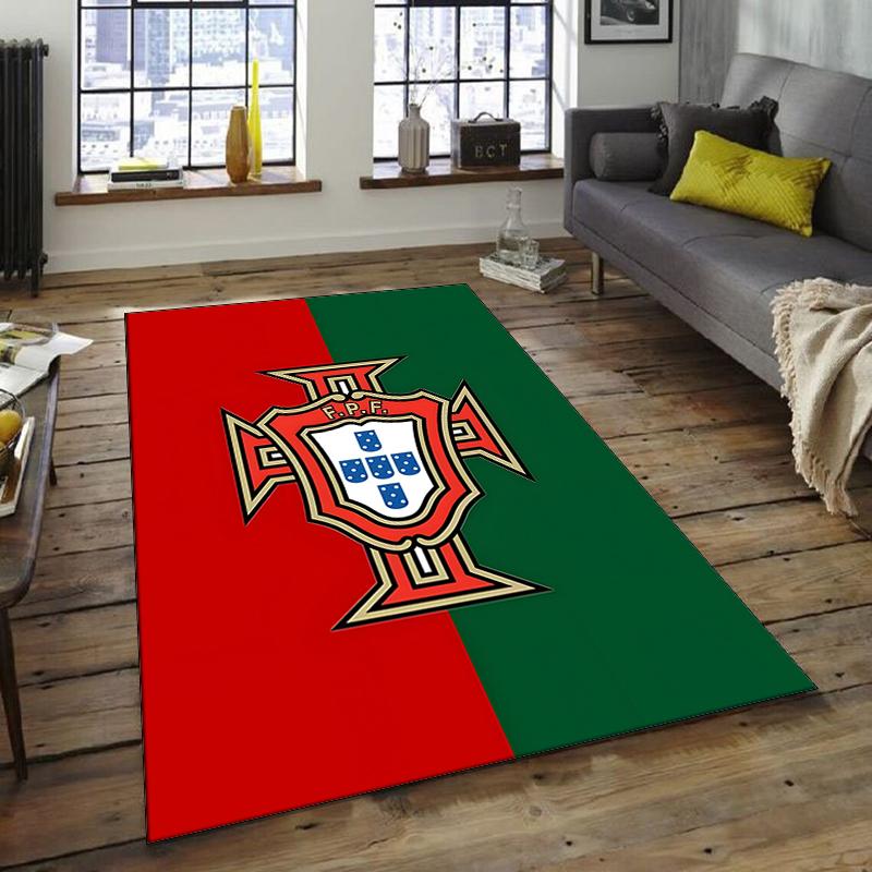1pc Football Team Design Area Rug - Non-Slip, Soft & Cozy Floor Mat for Living Room, Bedroom, Office - Indoor/Outdoor Decorative Carpet