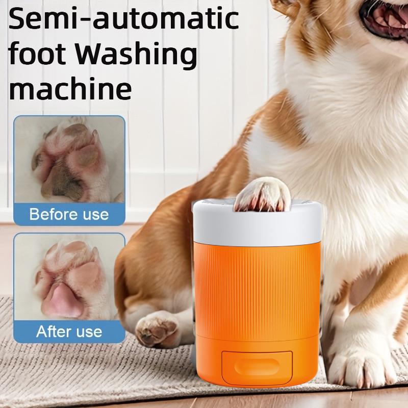 Portable Pet Paw Cleaning Cup Semi-Automatic Foot Washing Tool Gentle and Perfect for Outdoor Use