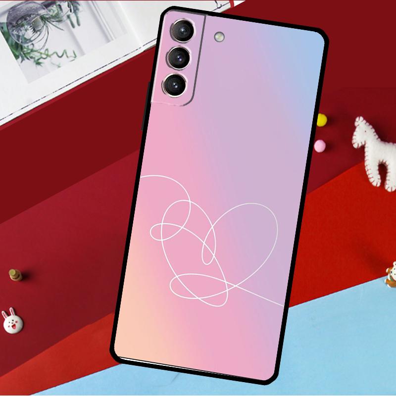 Love Yourself Flower Kpop Case For Samsung Galaxy S20 FE S21 FE S22 S23 Ultra Note 20 S9 S10 Note 10 Plus Back Cover