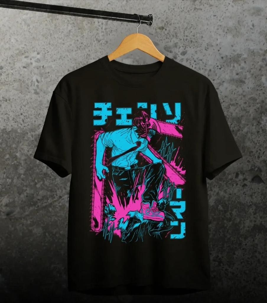 Chainsaw Man Anime Reze Denji Graphic Printed T-Shirt, Men's and Women's Sports T-Shirt, New T-Shirt for Summer 2026