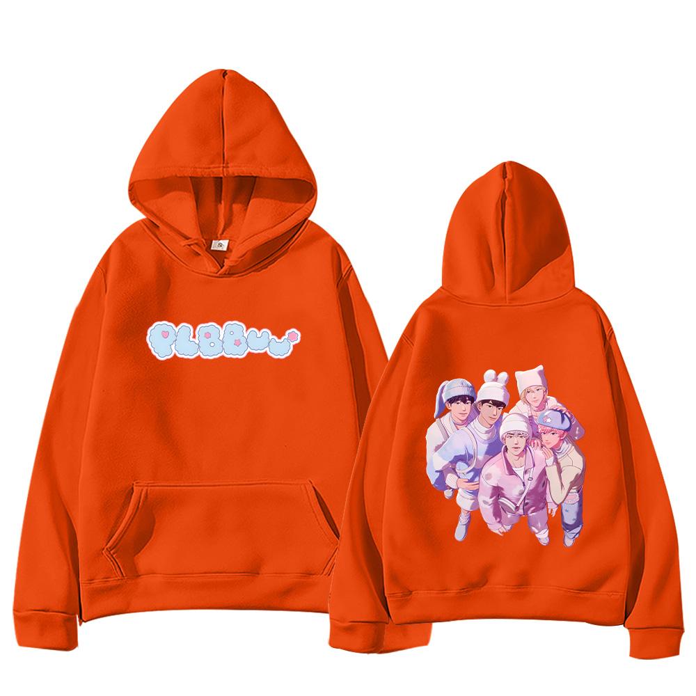 Nová podzimní zimní mikina Plave Bbuu! Kpop Potisk Mikiny Merch Móda Y2K Streetwear Ženy Muži High Street Pulovr