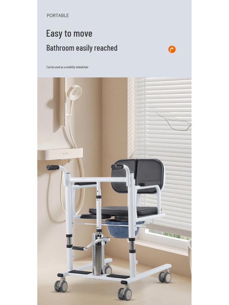 Home Use Hydraulic Lift for Elderly and Bedridden Patient Transfer