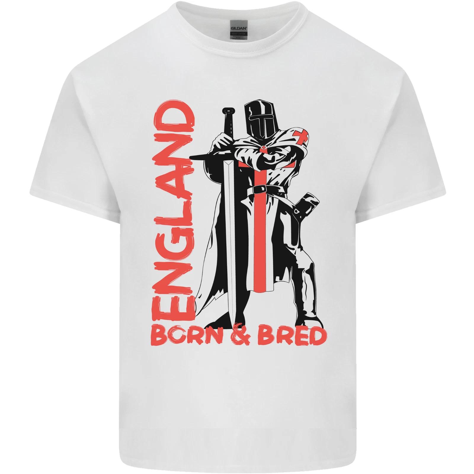 Born & Bred England St Georges Day Kids T-Shirt Childrens XL