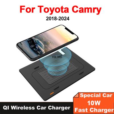 10W Kabellose Ladepad-Platte für Toyota Camry Zubehör 2018 2019 2020 2021 2022 2023 2024