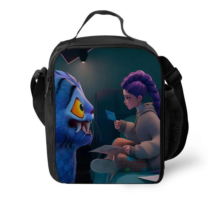 KPop Demon Hunters Lunchväska för Studenter och Barn - Isblock 6274