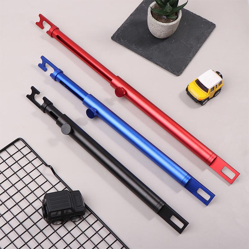 מוט תמיכה להברקת רכב מוט תמיכה אלומיניום נשלף מוט קיבוע לדלת רכב מוט תמיכה מתארך מתכוונן לאוטו