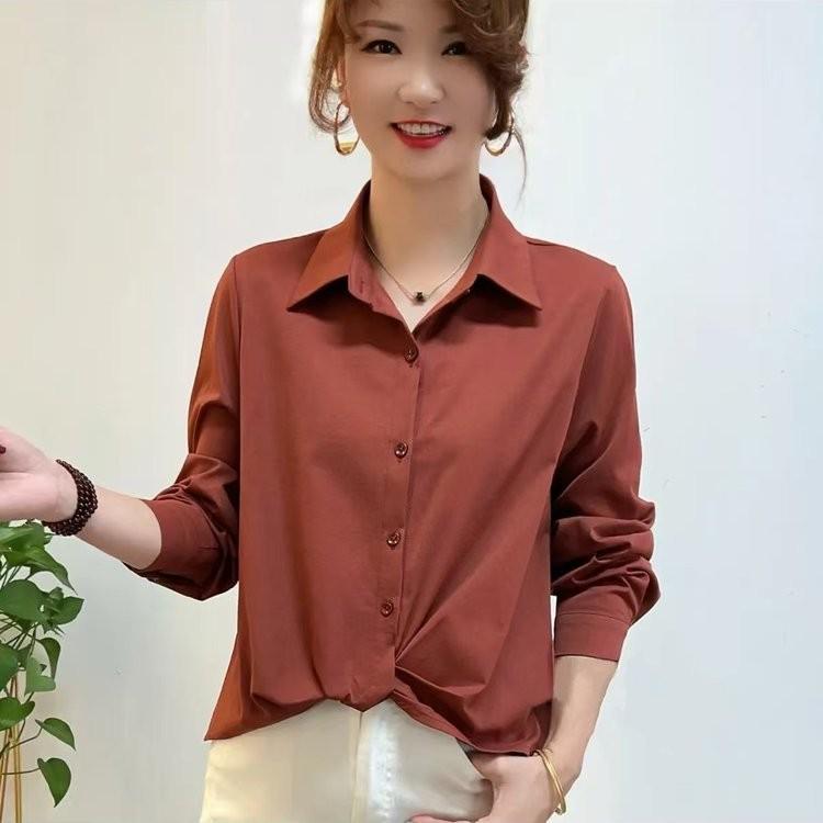 Versatile Plus Size Women s Slimming Top - Spring/Autumn Fashion 2XL