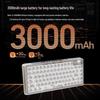 EWEADN V82 Triple Mode Transparent Mechanical Keyboard
