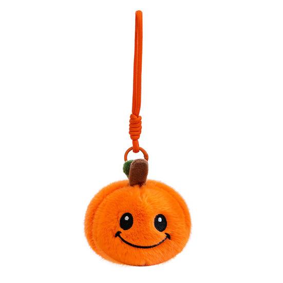 Funny Pumpkin Gifts Halloween Plush Keychain, Cute Spooky Stuffed Toy Pendant for Bag Keychain Keys, Soft Mini Doll Hanging Ornament Festival