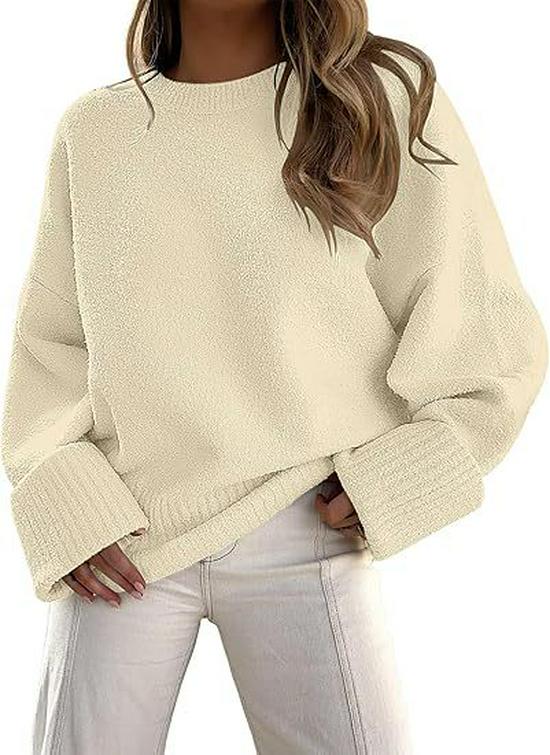 2025 Autumn/Winter European & American Street Style Loose Knit Pullover for Women