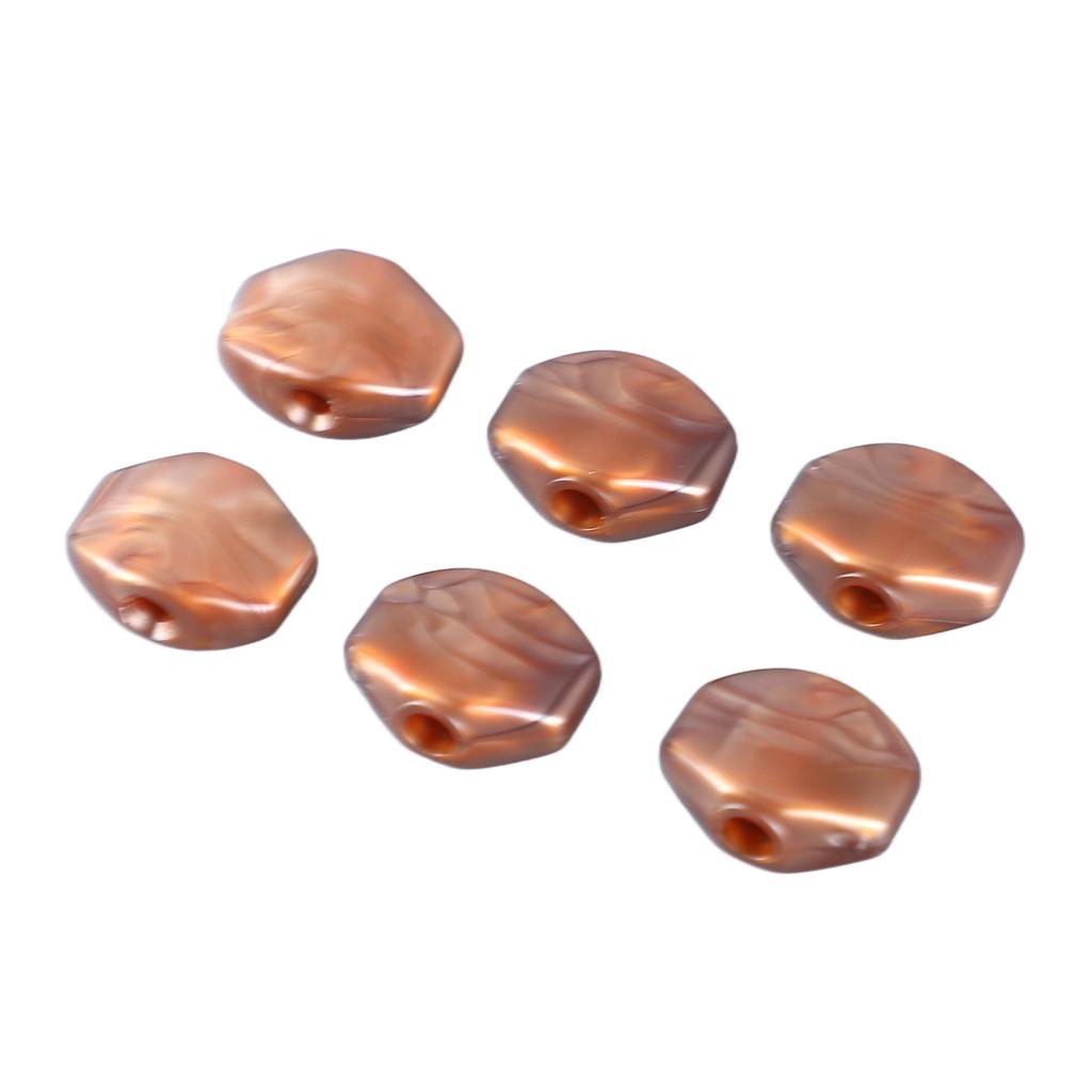 6Pcs Guitar Tuning Peg Cap Plastic Tuner Key Cover Machine Head Knob Cap for Replacement