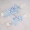 Floral  Lace Bride Wedding Garter Set Sexy Elastic Leg Ring Romantic Wedding Gift for Something