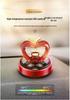Apple Heart-Shaped Solar Rotating Car Perfume Ornament