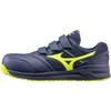 [Allmight] Safety Shoes Lightweight LSII 22L JSAA Standard Duty Navy/Yellow 25.0 cm