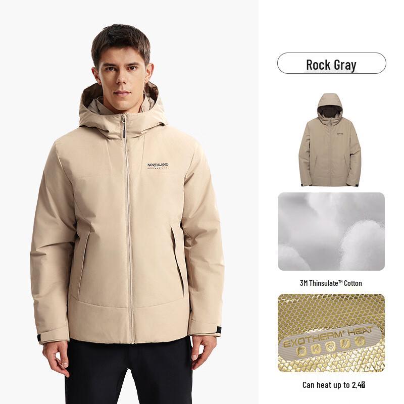 NORTHLAND 2025 Windproof Waterproof Fleece-Lined Antibacterial Mountaineering Jacket