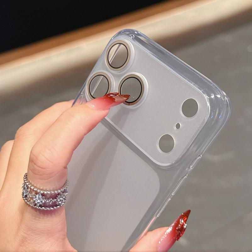 Imitate Upgrade 17 Slim Matte TPU Case for iPhone 17 16 15 14 12 11 13 Pro Max Plus Air Clear Soft Ultra Thin Lens Film Cover