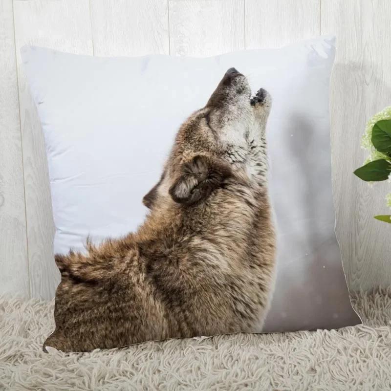 Pillowcase Wolf Pattern Wedding Animal