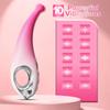 Wibrator z wyświetlaczem 10 trybów Wysoka częstotliwość Mocny wibrator łechtaczkowy, wibrator punktu G Precyzyjny Mini sutek Seks maszyna zabawka