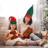 Fröhliche Elfenmütze mit Glöckchen Unisex Beanies Mütze Slouch Weihnachten Kopfbedeckung Baggy Mütze Slouch Beanies Schelmischer Elf