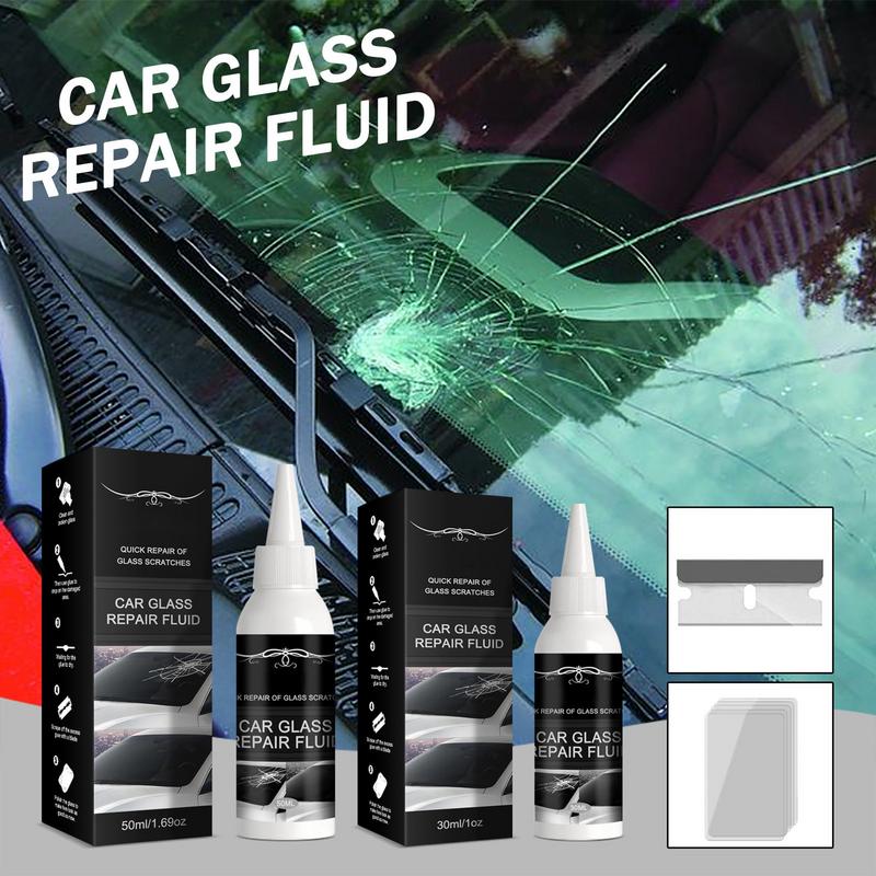 30ML Cracked Glass Repair Kit Windshield Repair Phone Liquid DIY Screen Crack Car Scratch Repair Restore Window Utensil