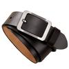 Retro New Belt Men's Genuine Leather Simple Belt Middle Aged and Young People's All-match Pin-buckle Casual Trousers