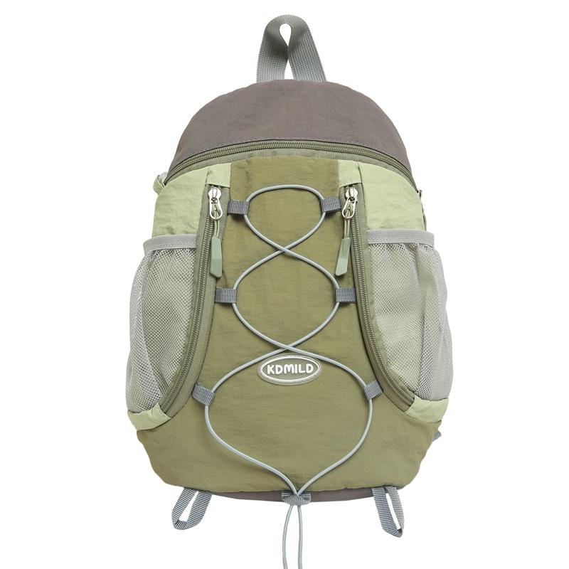 Contrast Color Stitching Backpack Couple's Lightweight Large Capacity Backpack Student Schoolbag