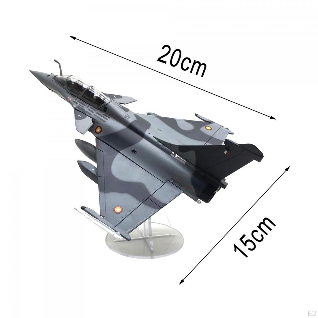 Alloy 1/72 Rafale B Fighter Airplane Model with Display Base, Stimulated Collection