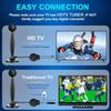 HDTV Digital Antenna for All Smart/Old TV with Amplifier Booster for Smart TV for Local Channels Indoor, Supports 4K 1080P DVB-T2