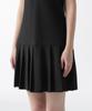 Musinsa Standard Woman [Cooltandard] Women'S Pleated Sleeveless Pique Polo Dress [Black]