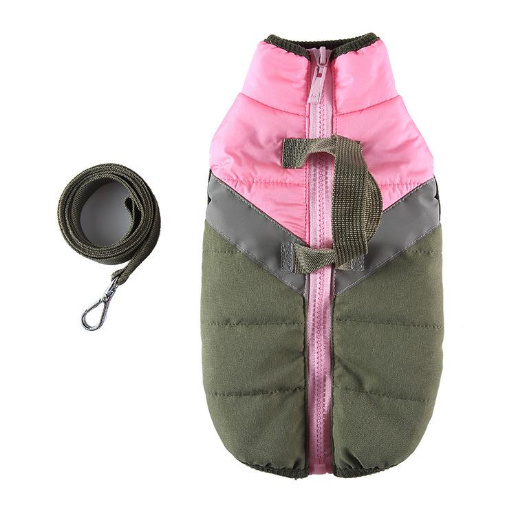 Waterproof Warm Dog Jacket: Thickened Cotton Velvet for Cold Protection, Winter Outdoor Pet Clothing
