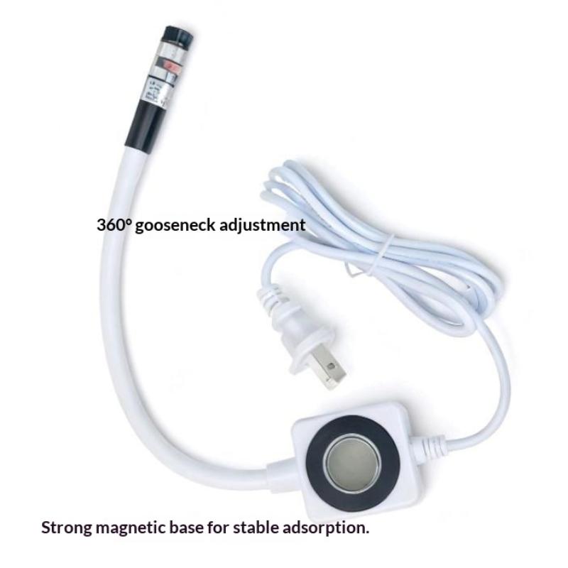 1Pcs Red Night Lamp Eu/Us Plug Laser Infrared Sewing Machine Position Light Magnetic Mounted For Factory Drills Lathes