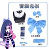Anime Panty Stocking Cosplay Costume Garterbelt Anarchy Stocking Maid Lolita Dress Wig Long Socks Halloween Suits Outfit