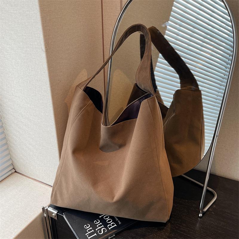 Large Capacity Leopard Print Bag Women's Fashion Versatile Shoulder Bag Retro Casual Commuter Tote Bag