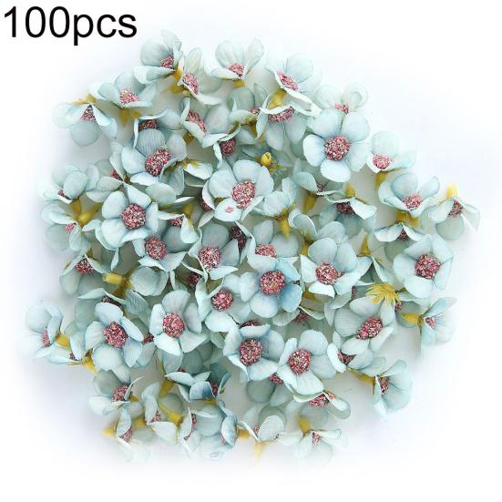 100 ks 2cm mini umělá květinová hlava sedmikrásky DIY svatební dekorace girlanda
