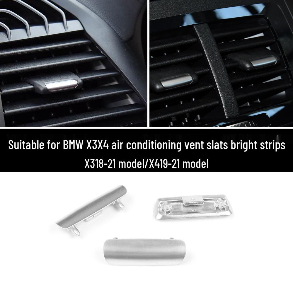 

Rear AC Vent Louver Trim Repair for BMW X3/X4 (G01/G02/G08) X3 18-21 / X4 19-21 [Front Vent Paddle Trim]