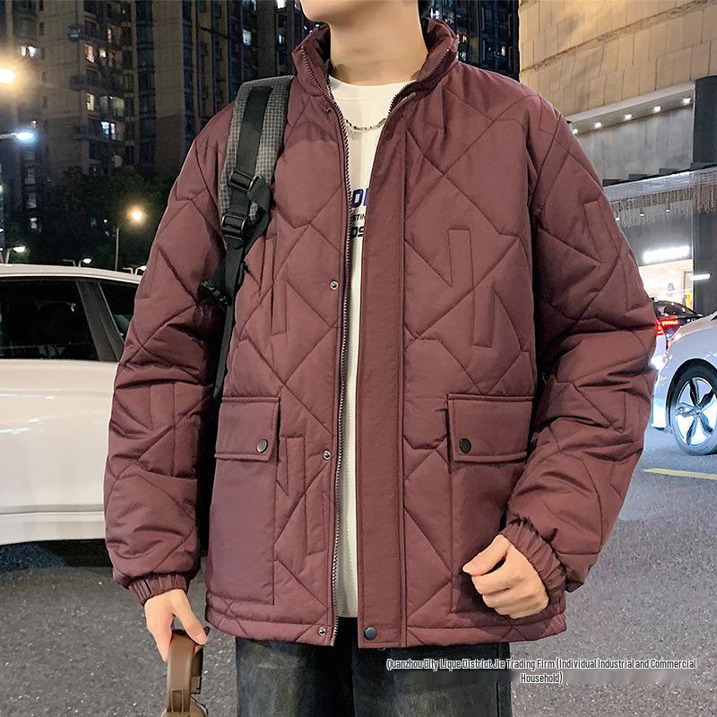 90-300 Jin Extra-Large Quilted Cotton Men's Winter Jacket - Ultra Thick & Casual