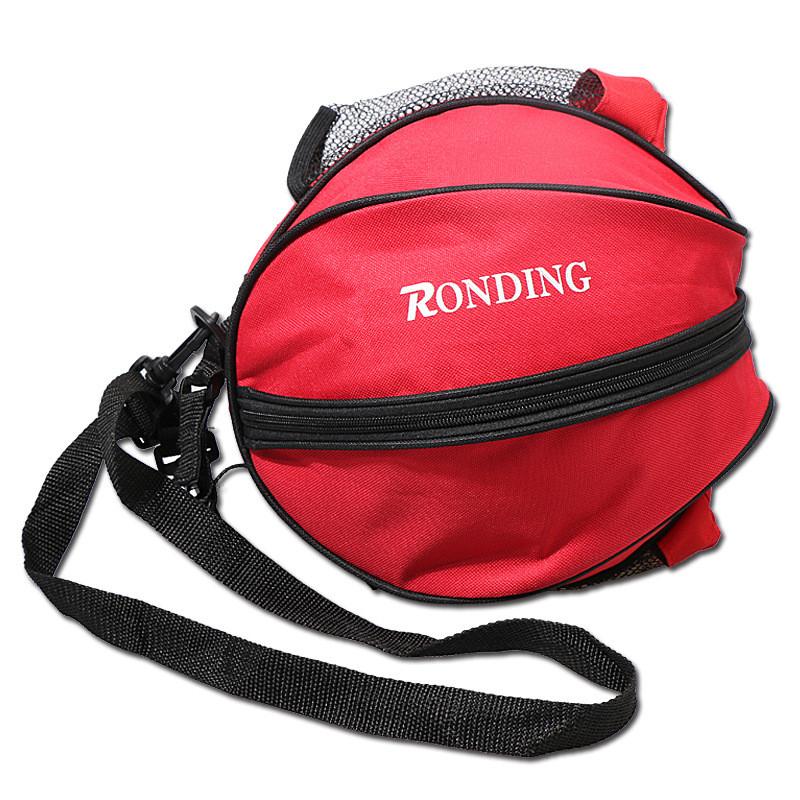 Basketball Bag Sport Football Volleyball Backpack Round Adjustable Shoulder Strap Knapsacks Storage