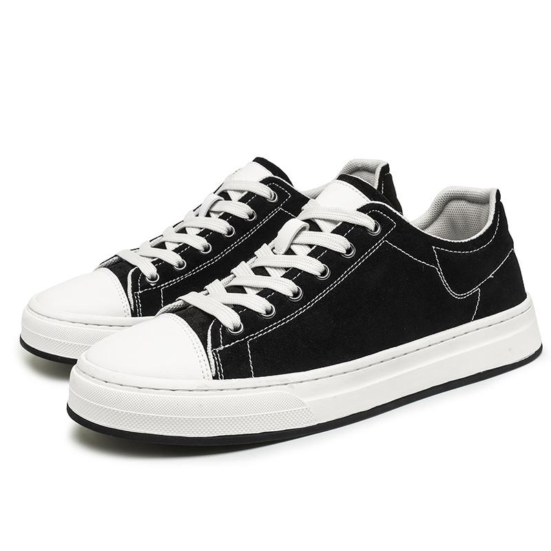 

Spring and summer men s shoes Classic Comfort Designer Style Daily office work young Lightweight Hot Handsome canvas shoes 44 чёрный